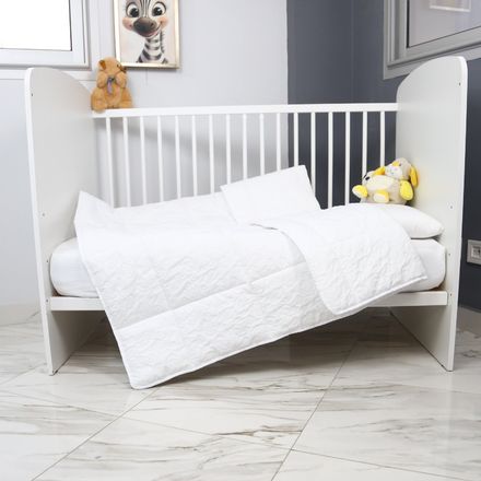 Couette Bébé Blanche Iberia (110x125 Cm) - C+++ Et Antiallergique thumbnail 1