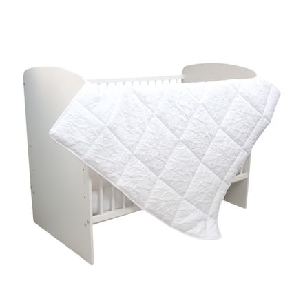 Couette Bébé Blanche Iberia (110x125 Cm) - C+++ Et Antiallergique thumbnail 4