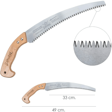 Scie à denture large polyvalente pour la menuiserie et le jardinage thumbnail 4