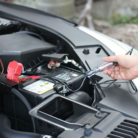 Testeur de Circuit Électrique avec Indicateur Lumineux Intégré 6V 12V 24V thumbnail 2
