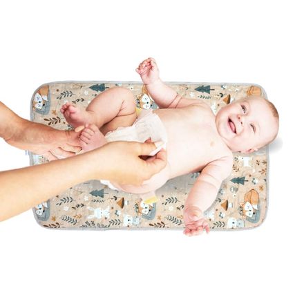 Tapis à Langer Bébé Imperméable Sommeil Renardé 50x80 cm - Un achetez le 2éme est offert thumbnail 3