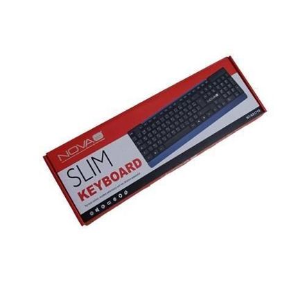 NOVA TECH clavier simple - clavier USB - style élégant - Français / Arabe - Noir thumbnail 2