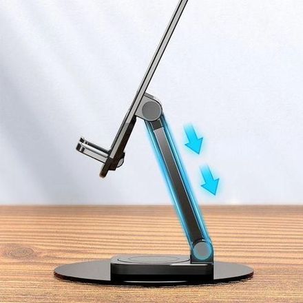 Support de téléphone de bureau en alliage daluminium,rotatif à 360° thumbnail 4