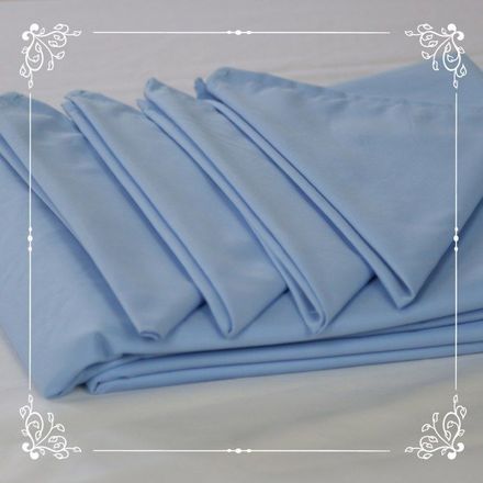 Nappe de Table et Serviettes Anti-tache Assorties - 140x190 cm - Bleu thumbnail 3
