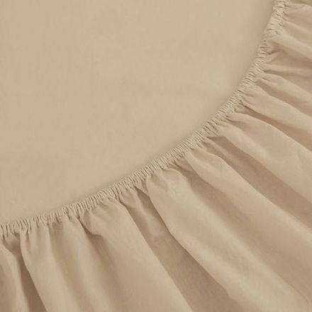 Drap Housse Beige Sable (180x200 cm) // Doux & antiallergique thumbnail 2