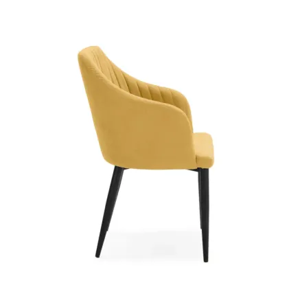 Nadi Fauteuil Avec Accoudoirs - Jaune thumbnail 2
