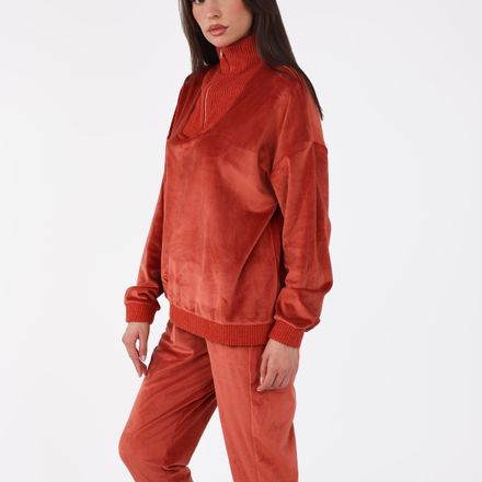 Pyjama Col Montant Zippé | Collection Velvet MLC thumbnail 3