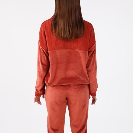 Pyjama à Col Montant Zippé | Collection Velvet MLC thumbnail 3