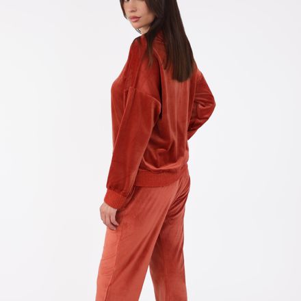 Pyjama Col V à Pantalon Evasé | Collection Velvet MLC thumbnail 3