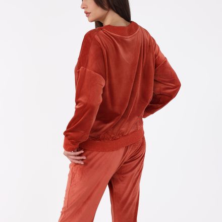 Pyjama Col V à Pantalon Evasé | Collection Velvet MLC thumbnail 4
