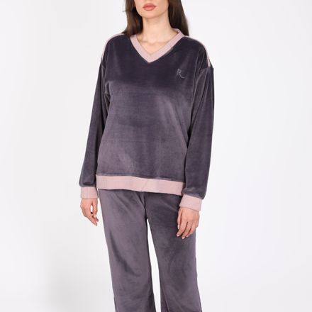 Ensemble Pyjama Col V | Collection Velvet MLC thumbnail 1