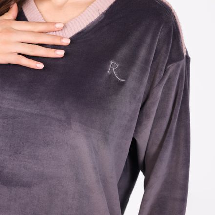 Ensemble Pyjama Col V | Collection Velvet MLC thumbnail 3