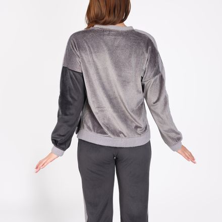 Pyjama Bicolore en Velours Doux | Collection Velvet MLC thumbnail 4