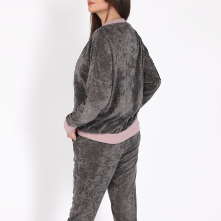 Pyjama Doux à Détails Roses | Collection Silver Cloud thumbnail 3