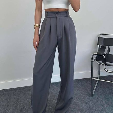 Pantalon palazzo taille haute thumbnail 2