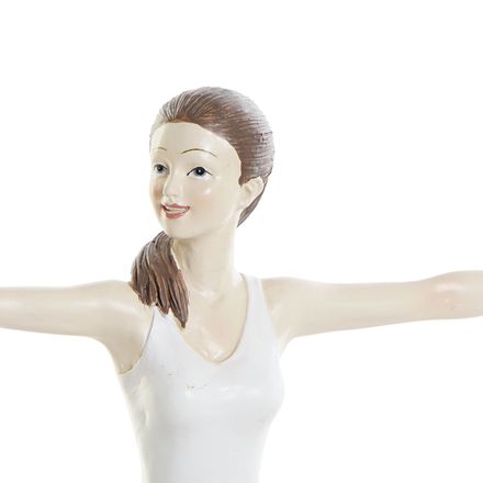 Figurine Mama Yoga Rose en Résine 24x6,5x19,5 thumbnail 2