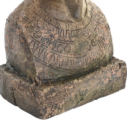 Egypte Support Pot De Fleur En Magnésie 35x27x71 Cm thumbnail 2