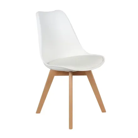 Oslo Chaise Style Scandinave - Blanc thumbnail 1