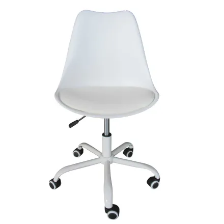 Matteo Chaise De Bureau Sur Roulette - Blanc thumbnail 2
