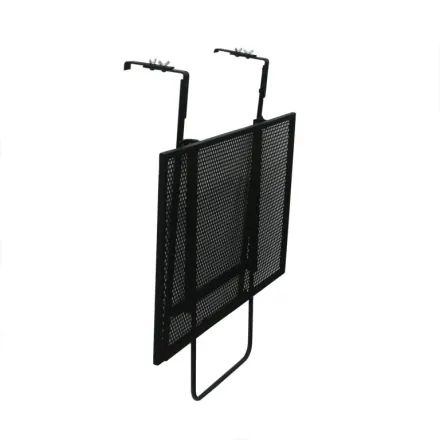 CLARA table de balcon pliable noir 60.5x40x50 cm thumbnail 4