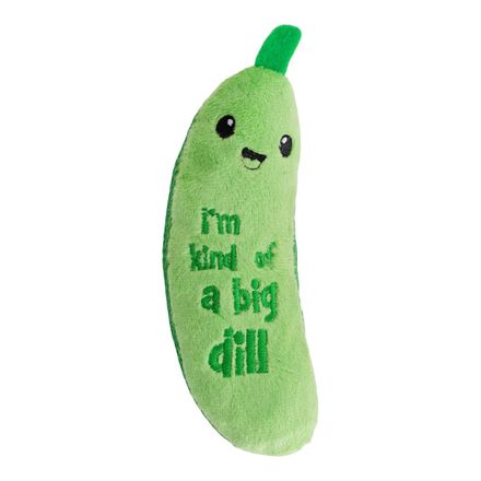 Cat Kicker Toy with Catnip – Crunchy Plush Pickle for Active Play thumbnail 4