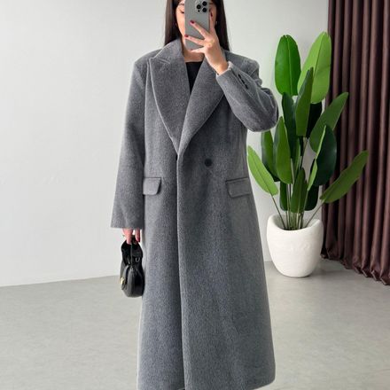 Manteau long en fourrure thumbnail 1