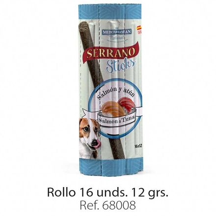 Sticks Pour Chiens Saumon et Thon (16pcsx12g) thumbnail 2