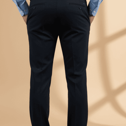 Ravenna Tailored Trousers – Navy Blue thumbnail 3