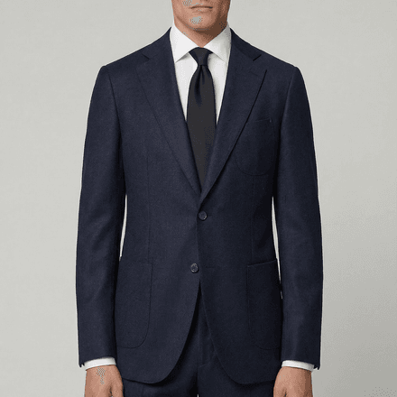 Arezzo Suit – Zignone Fabric – 96% Wool, 4% Cashmere – Navy thumbnail 1