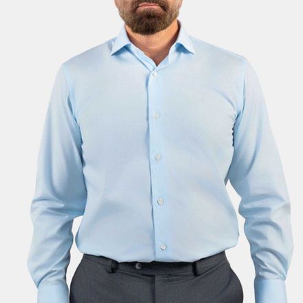 Cordone X Gabriel Sky-blue Poplin Shirt thumbnail 3