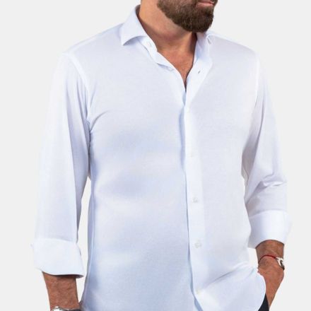 Cordone X Gabriel White Scottish Yarn Shirt thumbnail 2