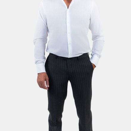 Cordone X Gabriel White Scottish Yarn Shirt thumbnail 4