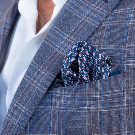 Capri Blue Prince Of Wales Blazer thumbnail 4