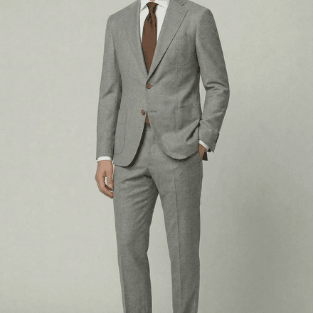 Arezzo Suit – Light Grey – Zignone Fabric – 96% Wool, 4% Cashmere thumbnail 4