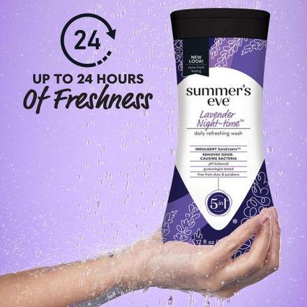 Gel Nettoyant Féminin de Nuit, Elimine les Odeurs, Lavande thumbnail 3