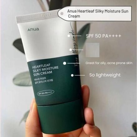 Heartleaf Silky Moisture Sun Cream Spf 50+ Pa++++ thumbnail 3