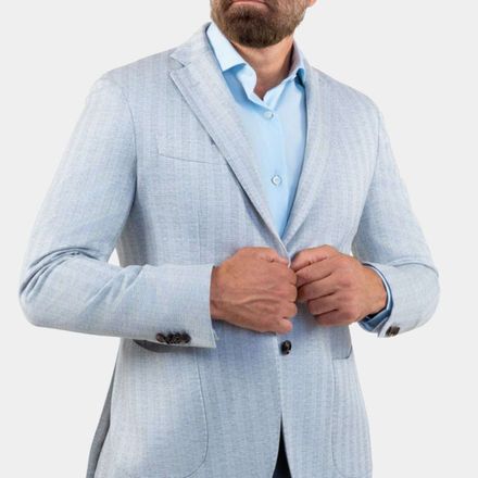Biella Grey/white Blazer thumbnail 2