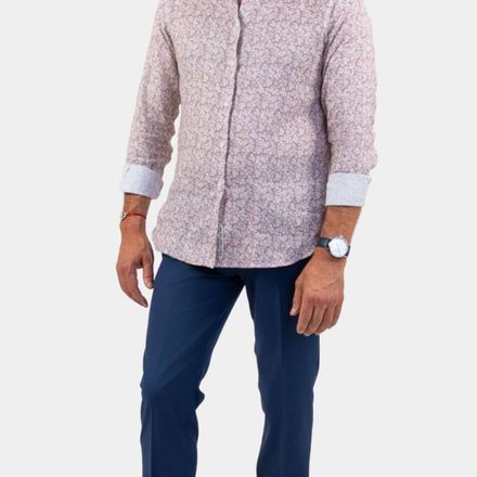 Fefe Floral Linen Shirt thumbnail 3