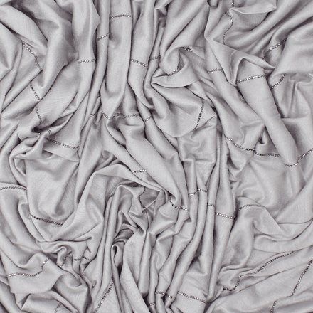 Chale Emaly Strass Lines - Gris Miroir thumbnail 2