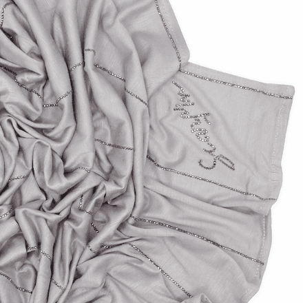 Chale Emaly Strass Lines - Gris Miroir thumbnail 3