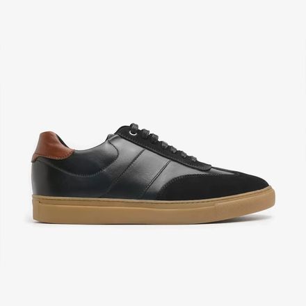 Tennis Tommy En Cuir Noir thumbnail 1