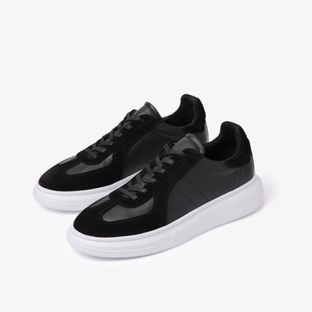 Sneakers Rétro Noir thumbnail 3