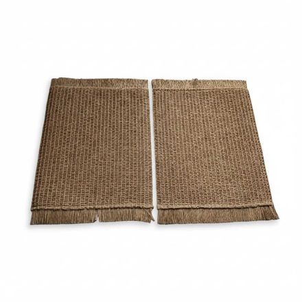 2 Sets De Table Rectangulaire Lavables En Rafia Naturelle - 43/30cm thumbnail 4