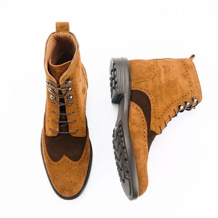 Bottes en daim marron  thumbnail 4
