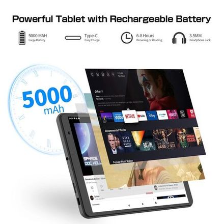 Tablette Tactile 8 Pouces TAB 8, 8Go (4 + 4) Ram, 64 Go Rom, Android 14 thumbnail 3