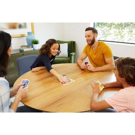 UNO Deluxe – Jeu de cartes familial 2 à 10 Joueurs, 7 ans et Plus thumbnail 2