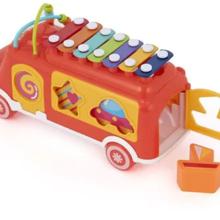 Bus Musical D’éveil avec Xylophone et Formes à Encastrer – 18 Mois et Plus thumbnail 4