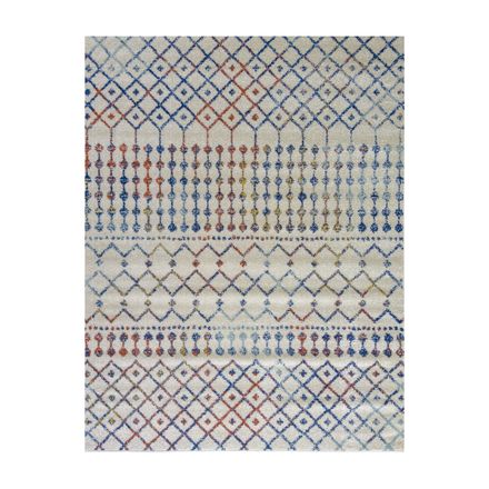 Tapis ELMA Crème, Bleu, Orange thumbnail 1