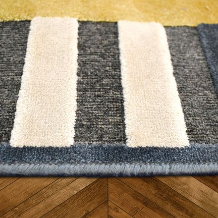 Tapis RETRO REC Multicouleur, Rouge, Beige thumbnail 4