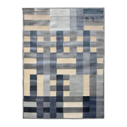 Tapis RETRO REC 1 Bleu, Vert, Écru thumbnail 2